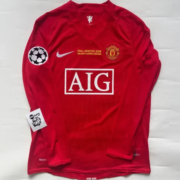 Man U 7-8 Home kit Full Sleeves Retro