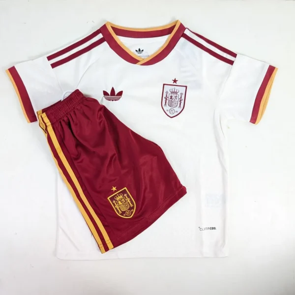 Spain 26 wc away kids jersey